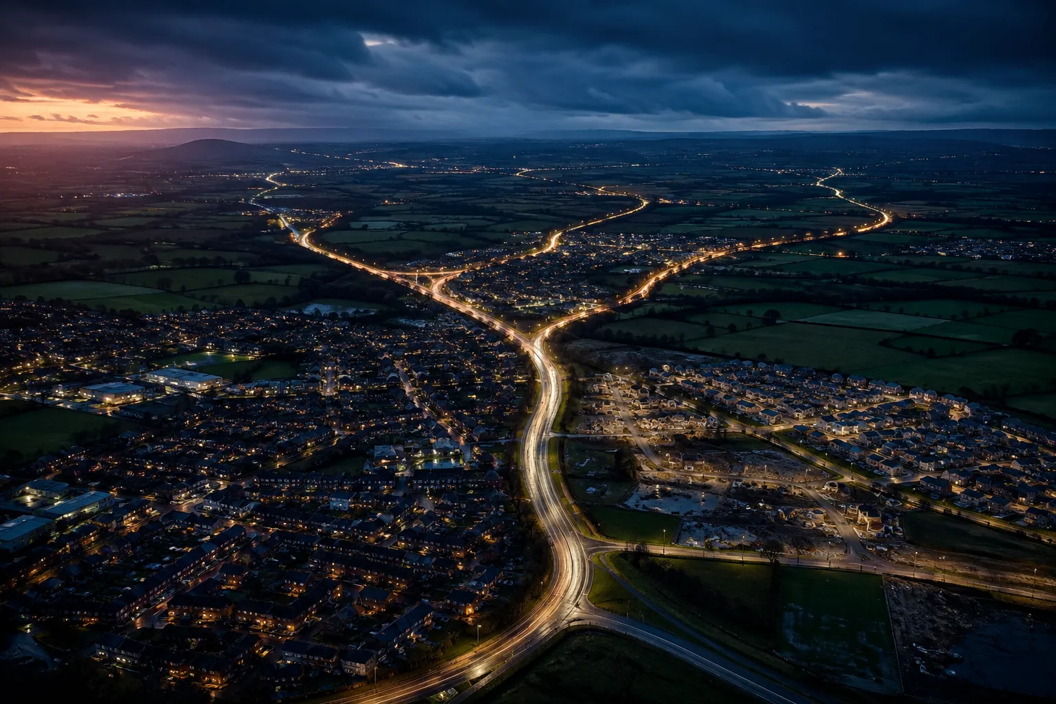 Digital visualisation representing demographic forecasting.