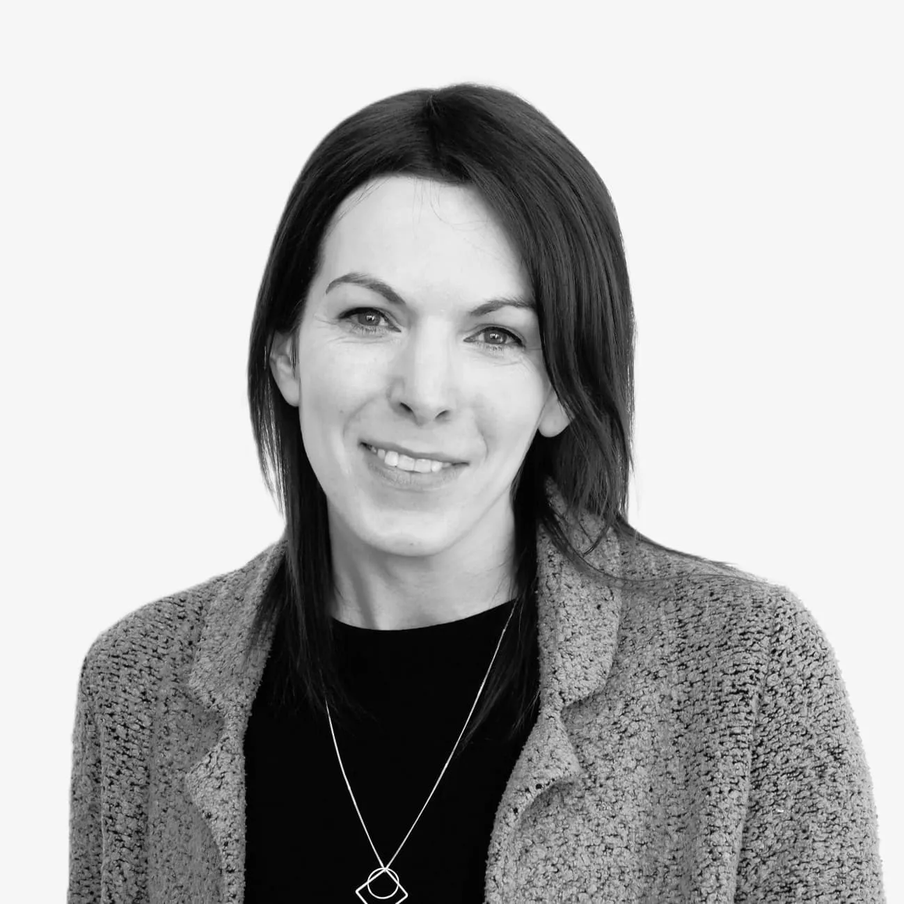 Portrait of Dr Rebecca Hughes.