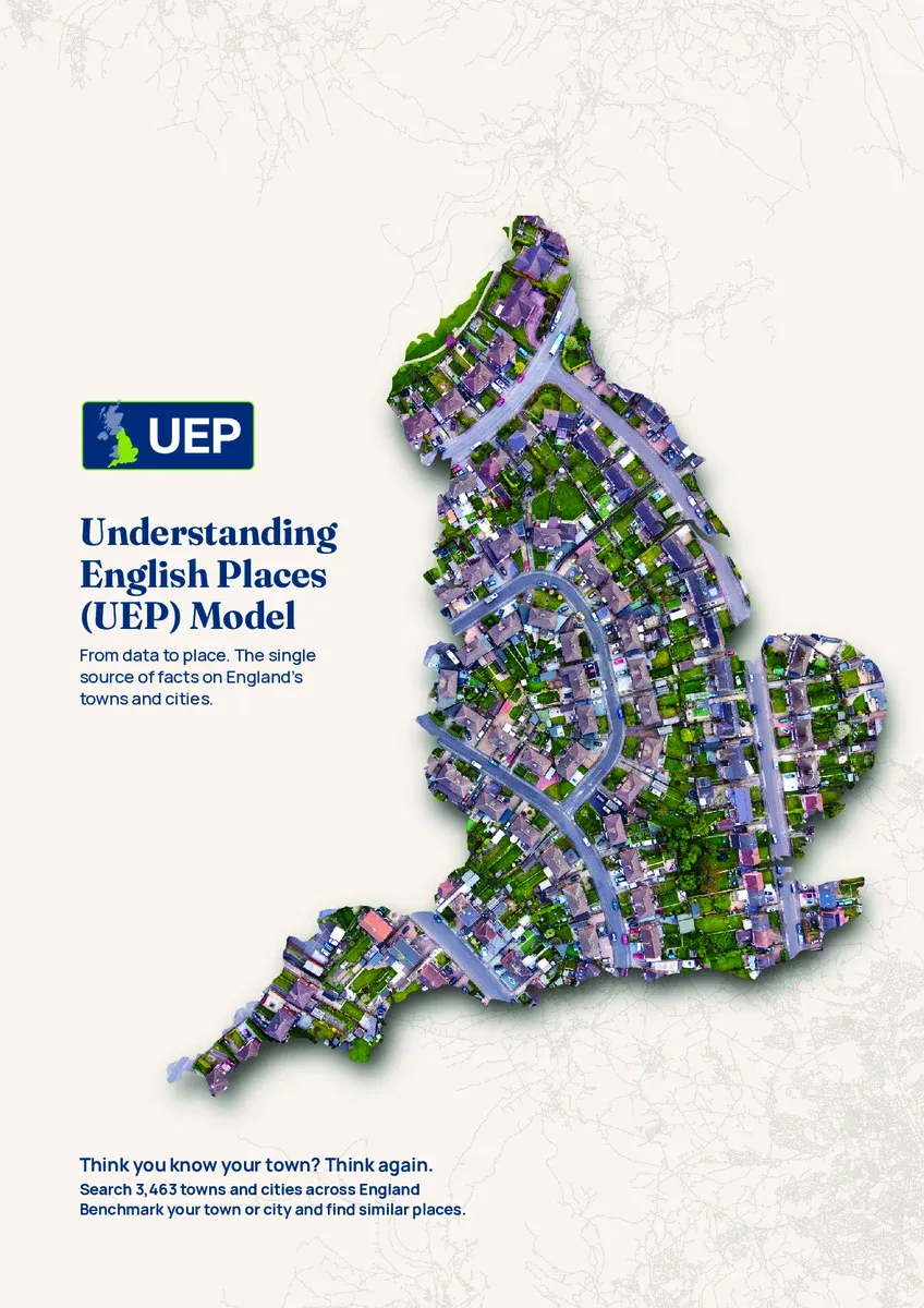 Cover page of the Understanding English Places brochure.